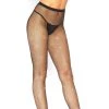 LEG AVENUE WOMEN Crystalized Fishnet Tights
