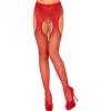LEG AVENUE LEG WRAPS & HOSIERY Rhinestone Suspender Pantyhose