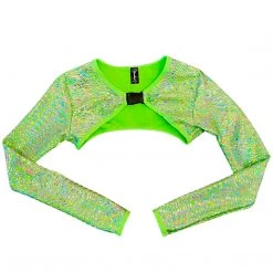 RAVELAND DASH OF SPARKLE SHRUG TOP WITH BUCKLE