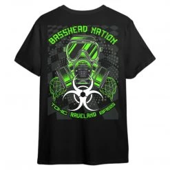 RAVELAND BASSHEAD NATION TOXIC BASS T-SHIRT NEW ARRIVALS