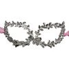 GOLDEN SHUTTLE SILVER LEAF MASQUERADE MASK WOMEN