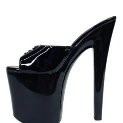 YRU SUGAR $ - BLACK/SILVER SHOES