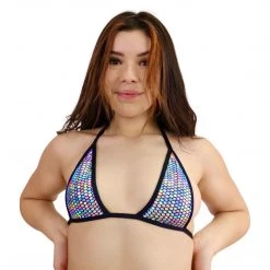 RAVELAND LIQUID MIRROR MOON BRA TOP NEW ARRIVALS