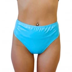 RAVELAND NEW ARRIVALS LOVELY LATEX HIGH WAISTED BRAZILIAN BOTTOMS
