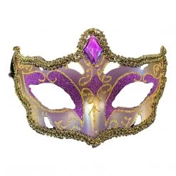 GOLDEN SHUTTLE ROYAL GOLD MASQUERADE MASKS (5 COLOR OPTIONS) WOMEN