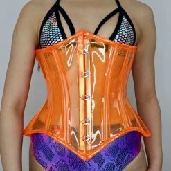 DAISY CORSET WOMEN Lavish Clear Curvy Underbust Waist Cincher Corset
