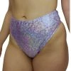 RAVELAND RETRO GLITTER- LAVENDER HIGH WAISTED BRAZILIAN BOTTOMS
