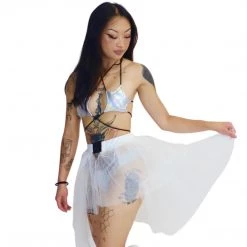 RAVELAND FAIRY DUST MESH SKIRT