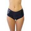 RAVELAND WOMEN LIQUID MIRROR CHEEKY BOTTOMS- BLACK