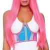 LEG AVENUE UNDERBUSTS & CORSETS Holographic Underbust Corset