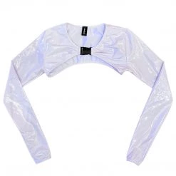 RAVELAND LOVELY LATEX SHRUG TOP