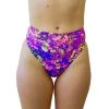RAVELAND NEW ARRIVALS PURPLE LOST FREQUENCY BRAZILIAN HIGH WAISTED BOTTOMS