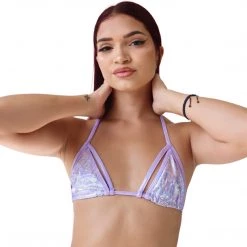 RAVELAND NEW ARRIVALS RETRO GLITTER CAGE TOP