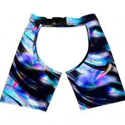 RAVELAND LIQUID GALAXY ASAP BUCKLED SHORT CHAP