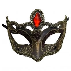 GOLDEN SHUTTLE ROYAL GOLD MASQUERADE MASKS (5 COLOR OPTIONS) WOMEN