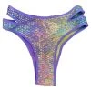 RAVELAND LIQUID MIRROR SHARK PANTY-PURPLE NEW ARRIVALS