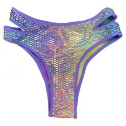 RAVELAND LIQUID MIRROR SHARK PANTY-PURPLE NEW ARRIVALS