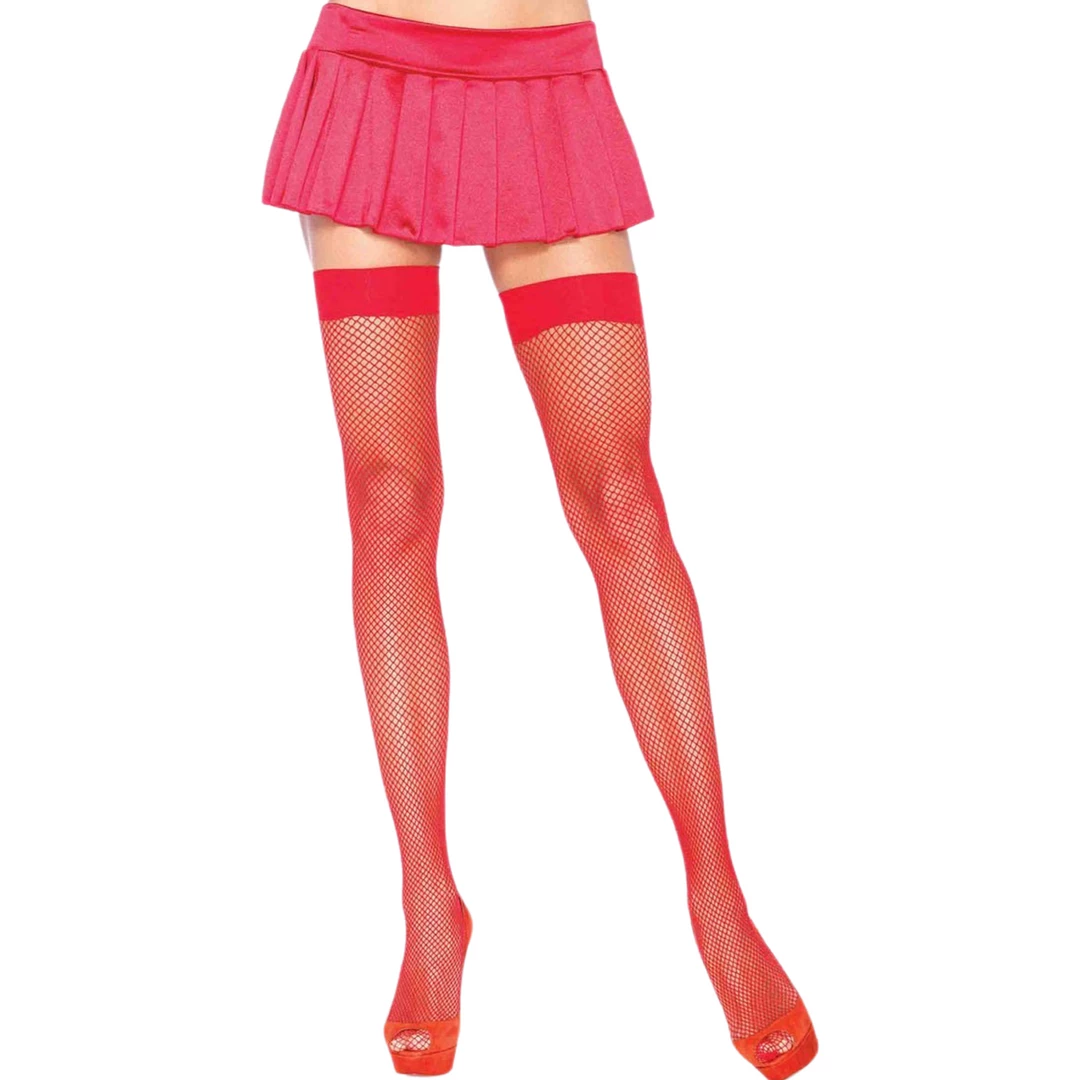 LEG AVENUE WOMEN Nylon Fishnet Thigh Highs 3 LEG AVENUE WOMEN Nylon Fishnet Thigh Highs