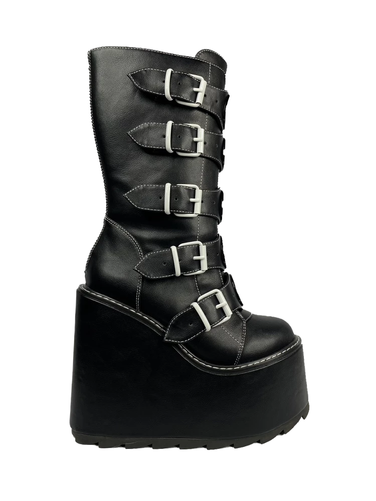 RaveLand SHOES DUNE SKELETON - BLACK 7 RaveLand SHOES DUNE SKELETON - BLACK