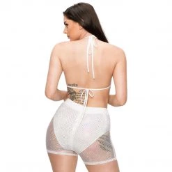 BANJUL NEW ARRIVALS WHITE FLAKE 2PC SET