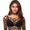 LEG AVENUE Net Crop Top WOMEN 1 LEG AVENUE Net Crop Top WOMEN