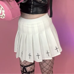 RAVELAND ALL SAINTS SKIRT WHITE WOMEN