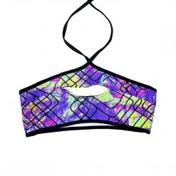 RAVELAND COLOR POP KEYHOLE TOP