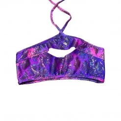 RAVELAND DASH OF SPARKLE PINK & PURPLE KEYHOLE TOP WOMEN 10 RAVELAND DASH OF SPARKLE PINK & PURPLE KEYHOLE TOP WOMEN
