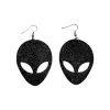 RAVELAND ALIENS COLLECTION BLACK ALIEN EARRING