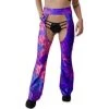 RAVELAND DASH OF SPARKLE PURPLE & PINK CHAPS WOMEN