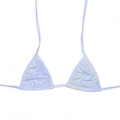 RAVELAND NEW ARRIVALS LOVELY LATEX MINI TRIANGLE TOP