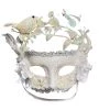 GOLDEN SHUTTLE WHITE BIRD MASQUERADE MASK