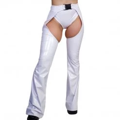RAVELAND NEW ARRIVALS LOVELY LATEX BUCKLE CHAPS