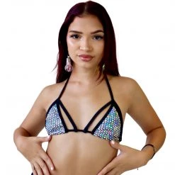 RAVELAND LIQUID MIRROR CAGE TOP WOMEN