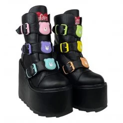 YRU SHOES DUNE LO CARE BEARS - BLACK
