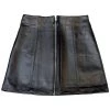 MUST HAVE INC. ZIP UP BLACK SKIRT WOMEN