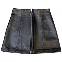 MUST HAVE INC. ZIP UP BLACK SKIRT WOMEN