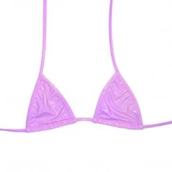 RAVELAND NEW ARRIVALS LOVELY LATEX MINI TRIANGLE TOP