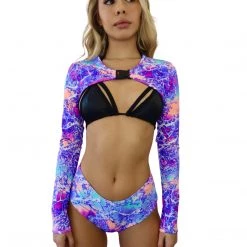 RAVELAND MIXOLOGY SHRUG TOP