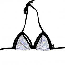 RAVELAND HOLOGRAPHIC SILVER CAGE TOP