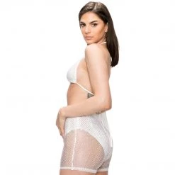 BANJUL NEW ARRIVALS WHITE FLAKE 2PC SET