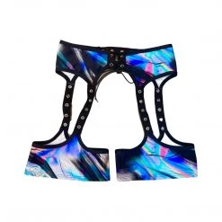 RAVELAND WOMEN LIQUID GALAXY CRAZY SHORT CHAPS