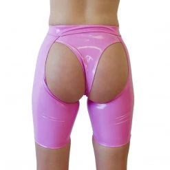 RAVELAND LOVELY LATEX ASAP BUCKLED SHORT CHAP NEW ARRIVALS