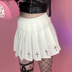 RAVELAND ALL SAINTS SKIRT WHITE WOMEN