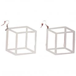 RAVELAND ALIENS COLLECTION BOXED UP WHITE EARRINGS