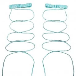 RAVELAND WOMEN RETRO GLITTER LEG WRAP- MINT