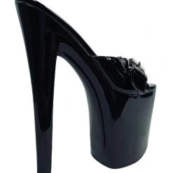 YRU SUGAR $ - BLACK/SILVER SHOES