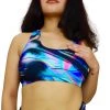 RAVELAND WOMEN LIQUID GALAXY SPORTS BRA