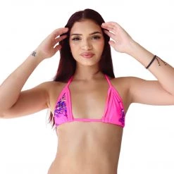 RAVELAND PINK ACID TIE DYE CAGE TOP