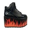 YRU SHOES QOZMO FLAME - BLACK/RED